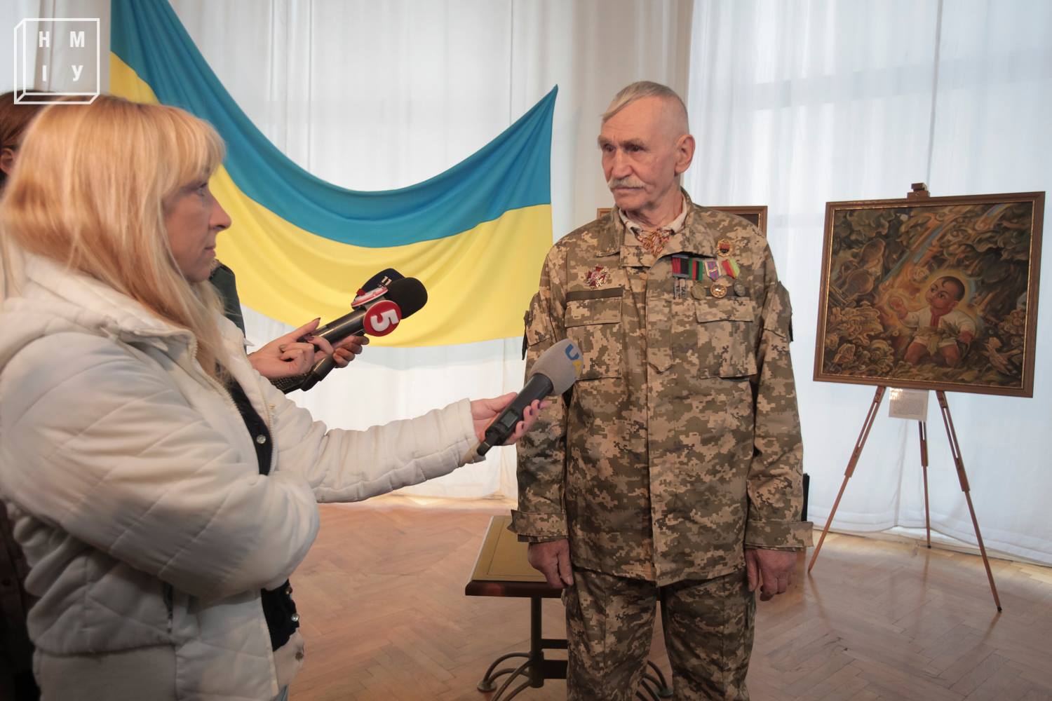 Вшанування найстаршого воїна-добровольця відбулося в НМІУ