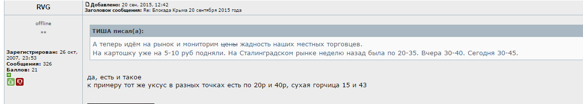 The Right Sector blocks the Crimea