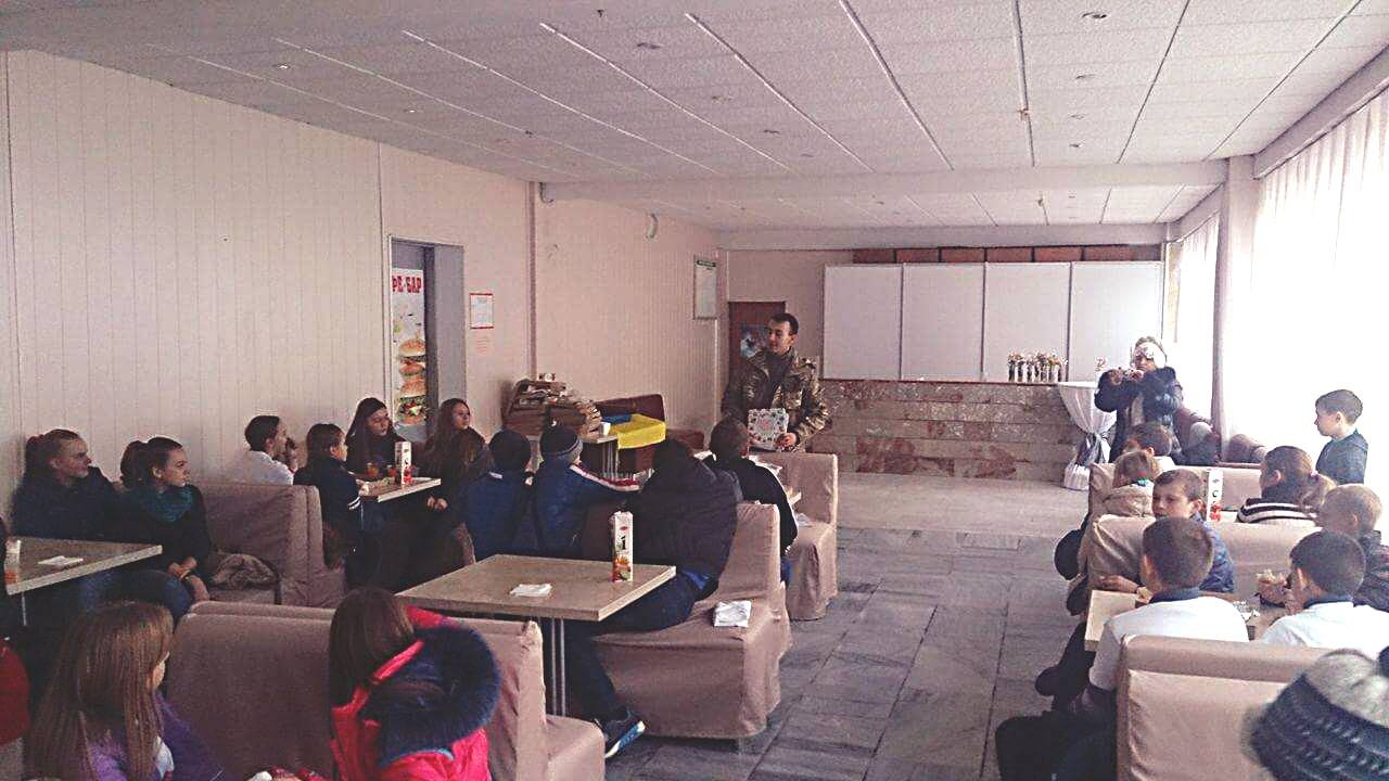 У Києві зустрічали дітей з прифронтової зони Донбасу